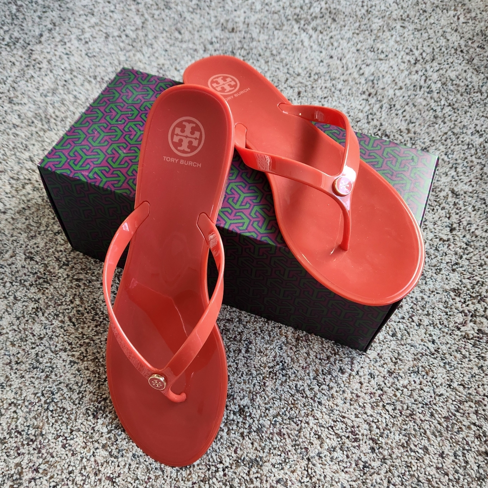 Tory Burch Women's Red Flip Flops